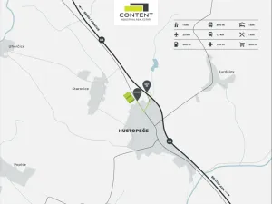 Pronájem výrobních prostor, Hustopeče, Brněnská, 23000 m2