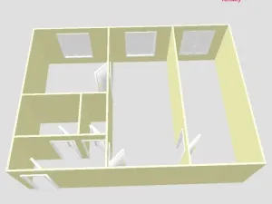 Pronájem bytu 2+1, Litvínov - Horní Litvínov, Ruská, 52 m2