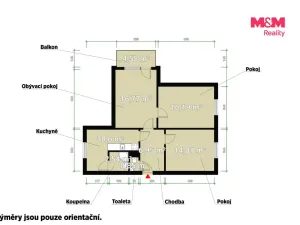 Pronájem bytu 3+1, Plzeň - Skvrňany, Lábkova, 65 m2