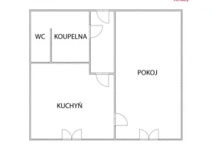 Pronájem bytu 1+1, Jirkov, Generála Svobody, 42 m2