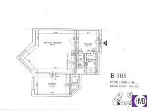 Prodej bytu 2+kk, Praha - Kunratice, K Václavce, 66 m2