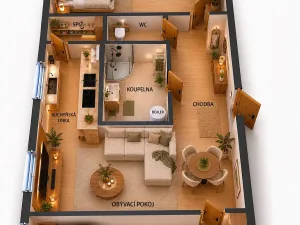 Prodej bytu 3+kk, Vysoké Mýto, Šnakov, 70 m2