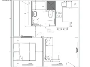 Pronájem bytu 2+kk, Praha - Radlice, Nad Konvářkou, 52 m2