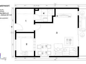 Pronájem rodinného domu, Březina, 95 m2