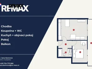 Prodej bytu 2+kk, Hostivice, Žitná, 46 m2