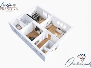 Pronájem bytu 3+1, Prostějov, Riegrova, 73 m2