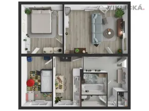 Prodej bytu 3+1, Brno - Černovice, Spáčilova, 73 m2