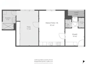Prodej bytu 2+kk, Praha - Kbely, Hůlkova, 65 m2
