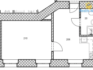 Pronájem bytu 1+1, Praha - Žižkov, Chelčického, 33 m2