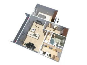 Pronájem bytu 2+1, Praha - Lhotka, U lesa, 60 m2