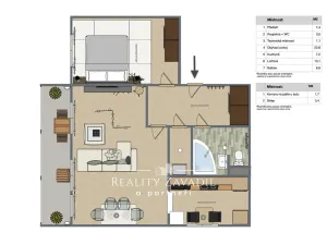 Pronájem bytu 2+1, Praha - Lhotka, U lesa, 60 m2