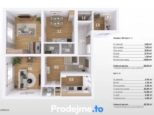 Prodej rodinného domu, Rosice, Boženy Němcové, 163 m2