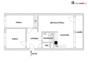 Prodej bytu 3+1, Lovosice, Dlouhá, 68 m2
