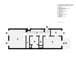 Prodej bytu 2+kk, Hustopeče, Na Úvoze, 75 m2