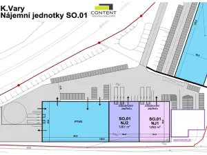 Pronájem skladu, Karlovy Vary - Dvory, V Lučinách, 1261 m2