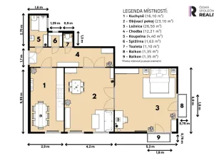Prodej bytu 2+1, Praha - Vinohrady, Řipská, 87 m2