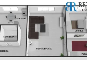 Prodej bytu 3+1, Přerov - Přerov I-Město, Denisova, 60 m2