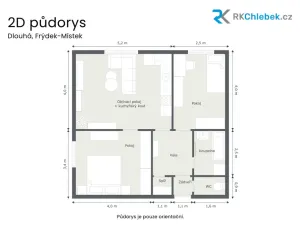 Prodej rodinného domu, Frýdek-Místek, Dlouhá, 65 m2