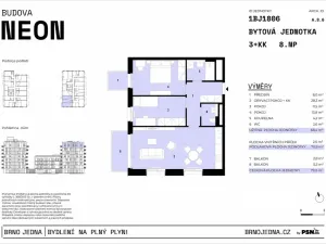 Prodej bytu 3+kk, Brno, Plynárenská, 68 m2
