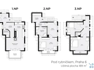 Pronájem rodinného domu, Praha - Suchdol, Pod rybníčkem, 189 m2