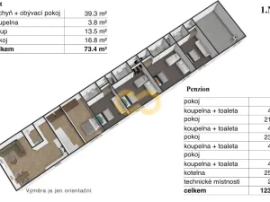 Prodej ubytování, Hoslovice, 468 m2