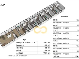 Prodej ubytování, Hoslovice, 468 m2
