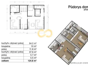 Prodej apartmánu, Černá v Pošumaví - Plánička, 202 m2