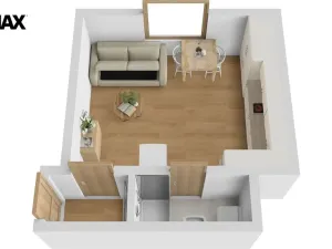 Pronájem bytu 1+kk, Hradec Králové - Pražské Předměstí, Jiřího Purkyně, 21 m2