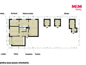 Prodej bytu 4+1, Písek, Semická, 75 m2