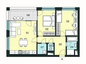 Prodej bytu 3+kk, Znojmo, 70 m2