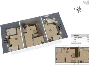 Prodej chalupy, Klíny - Rašov, 126 m2