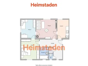 Pronájem bytu 3+1, Havířov - Prostřední Suchá, Kapitána Jasioka, 71 m2