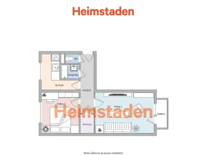 Pronájem bytu 2+1, Frýdek-Místek - Frýdek, Bruzovská, 60 m2
