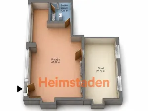 Pronájem kanceláře, Havířov - Šumbark, Slovenského národního povstání, 73 m2