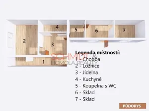 Prodej rodinného domu, Strachotín, Palavská, 74 m2