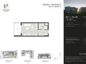Prodej bytu 1+kk, Praha - Dolní Chabry, U Václava, 28 m2