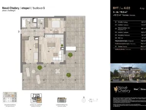 Prodej bytu 3+kk, Praha - Dolní Chabry, Podhorská, 76 m2