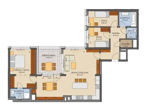 Prodej bytu 4+kk, Praha - Dolní Měcholupy, Honzíkova, 110 m2
