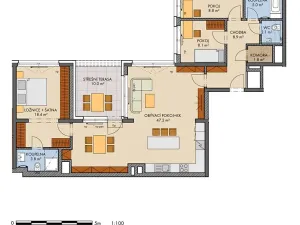 Prodej bytu 4+kk, Praha - Dolní Měcholupy, Honzíkova, 110 m2