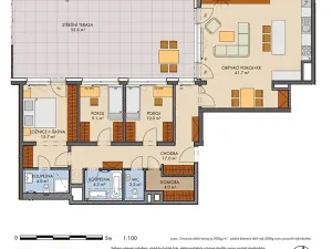 Prodej bytu 4+kk, Praha - Dolní Měcholupy, Honzíkova, 113 m2