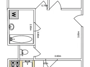 Pronájem bytu 3+kk, Praha - Kunratice, V Zeleném údolí, 73 m2