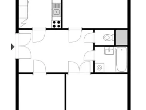 Pronájem bytu 3+1, Praha - Vinohrady, Šmilovského, 81 m2