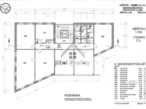 Pronájem kanceláře, České Budějovice, Fráni Šrámka, 250 m2