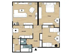 Prodej bytu 3+1, Žďár nad Sázavou, Jiřího z Poděbrad, 86 m2