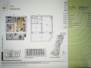 Pronájem bytu 2+kk, Jablonec nad Nisou, Za Jízdárnou, 83 m2