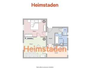 Pronájem bytu 2+1, Havířov - Město, Chopinova, 56 m2