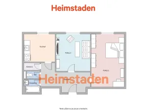 Pronájem bytu 2+1, Havířov - Město, Mickiewiczova, 55 m2
