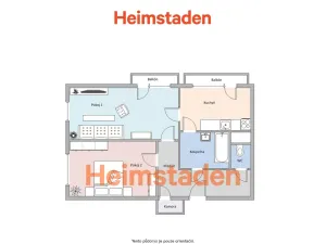 Pronájem bytu 2+1, Havířov - Podlesí, Kosmonautů, 56 m2
