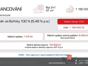 Prodej bytu 2+1, Svatoňovice, 47 m2