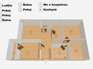 Prodej bytu 3+1, Brno, Šromova, 75 m2